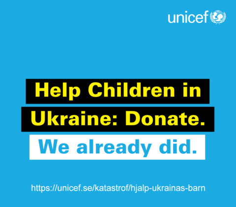 Help children in ukraine, donate. Unicef